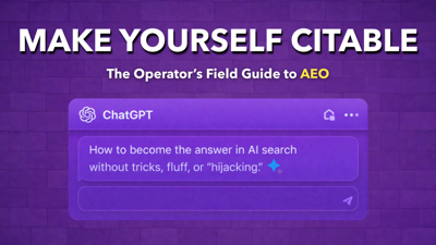The Operator's Field Guide to AEO
