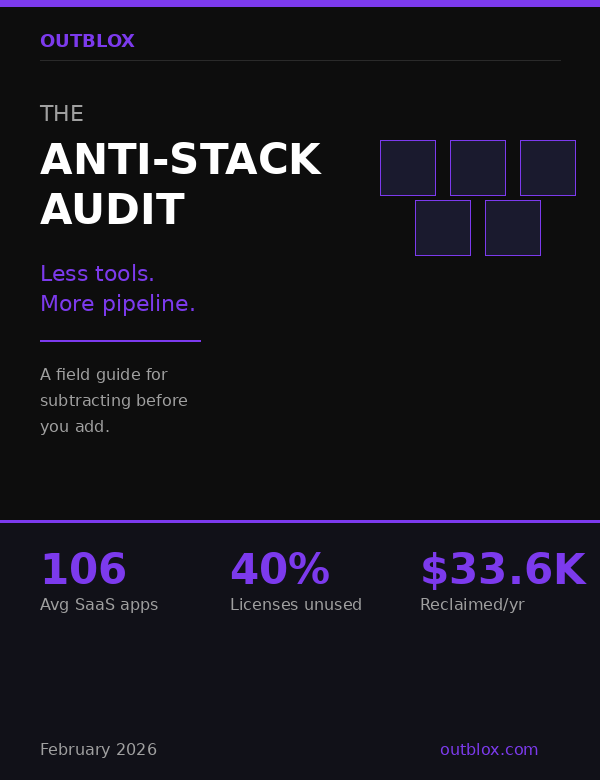 The Anti-Stack Audit report cover